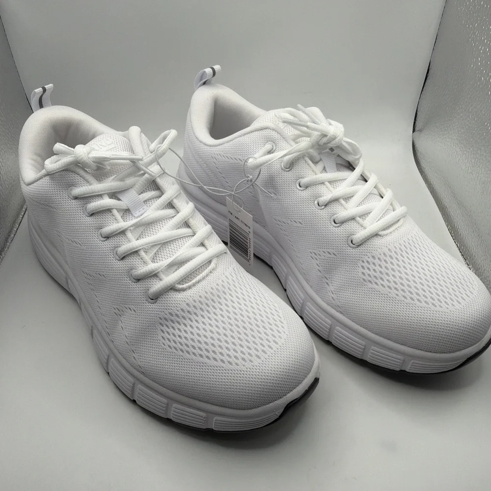 Kirkland Signature Men's‎ Sneaker Comfort Walker Shoes White - New! Size 9